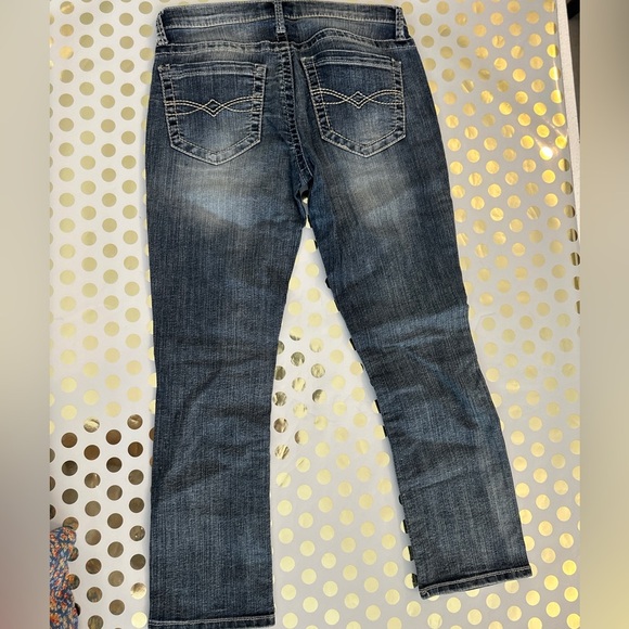 Mudd Blue Straight Leg Jeans with Vintage Wash - Picture 3 of 3
